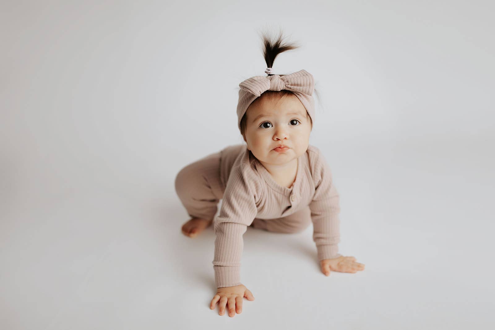 Three Little Tots - Wholesale Jumpsuit - Baby - Baby Ribbed Playsuit with Pockets and Bow35