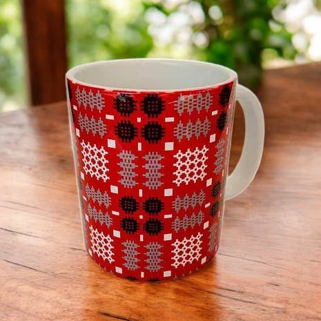 Moose & Co - Wholesale Coffee mug - Welsh Tapestry Blanket Print Mug3