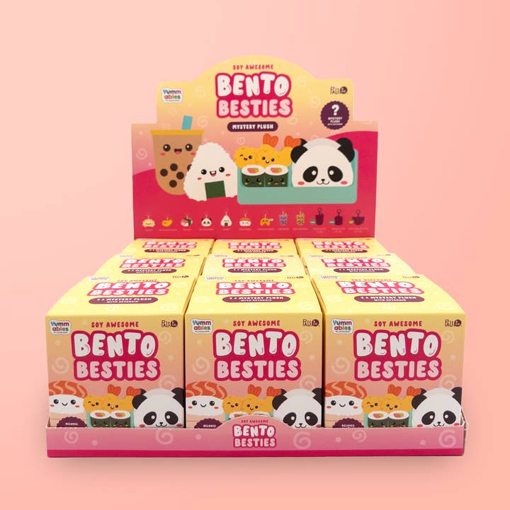 Pals & Co. – Großhandel Kuschel-/Plüschtier – Kind & Baby – Bento Besties - Yummables™ Blindbox-Plüschanhänger0
