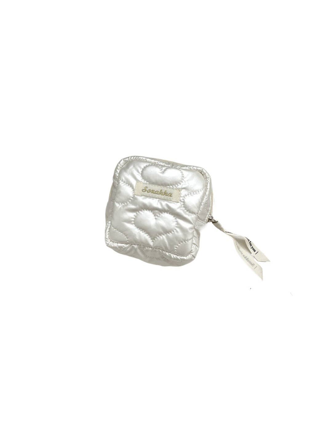 Funkyrel® Atzbranding Limited – wholesale Make-up/cosmetic bag – Cosbai - Mini Heart-Patterned Makeup Pouch0