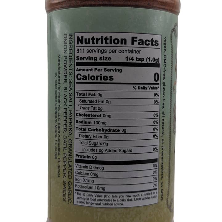Hook'Ya - Wholesale Dried spice mix - Dat'l Hook Ya Medium Heat Blackened Seasoning 5oz or 11oz 6