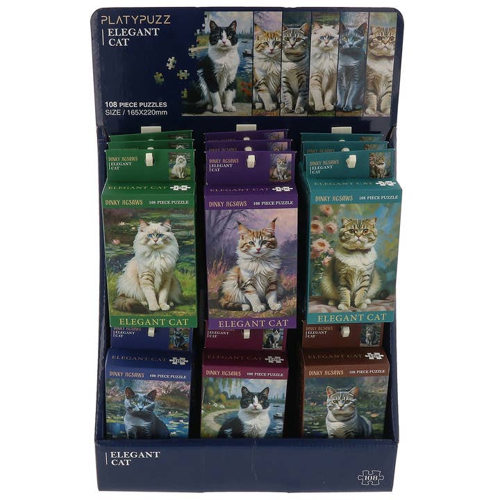 Dinky Jigsaws CDU Cats for wholesale by Joe Davies