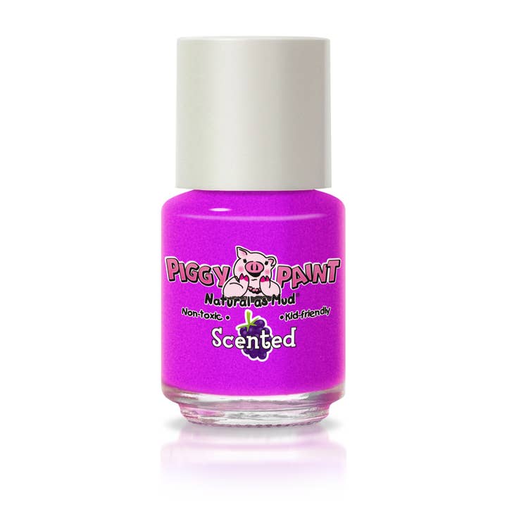 Scented Grouchy Grape Non-toxic Kids Nail Polish 🍇 for wholesale by Piggy Paint