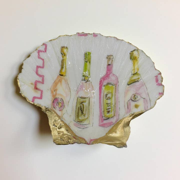 Rosé für Tage Jakobsmuschel-Schale für den Großhandel von Shell Yeah By Jaks LLC