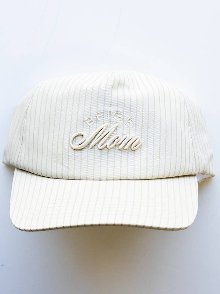 CASQUETTE DE BASEBALL BEIGE MAMAN pour la vente par KAXI