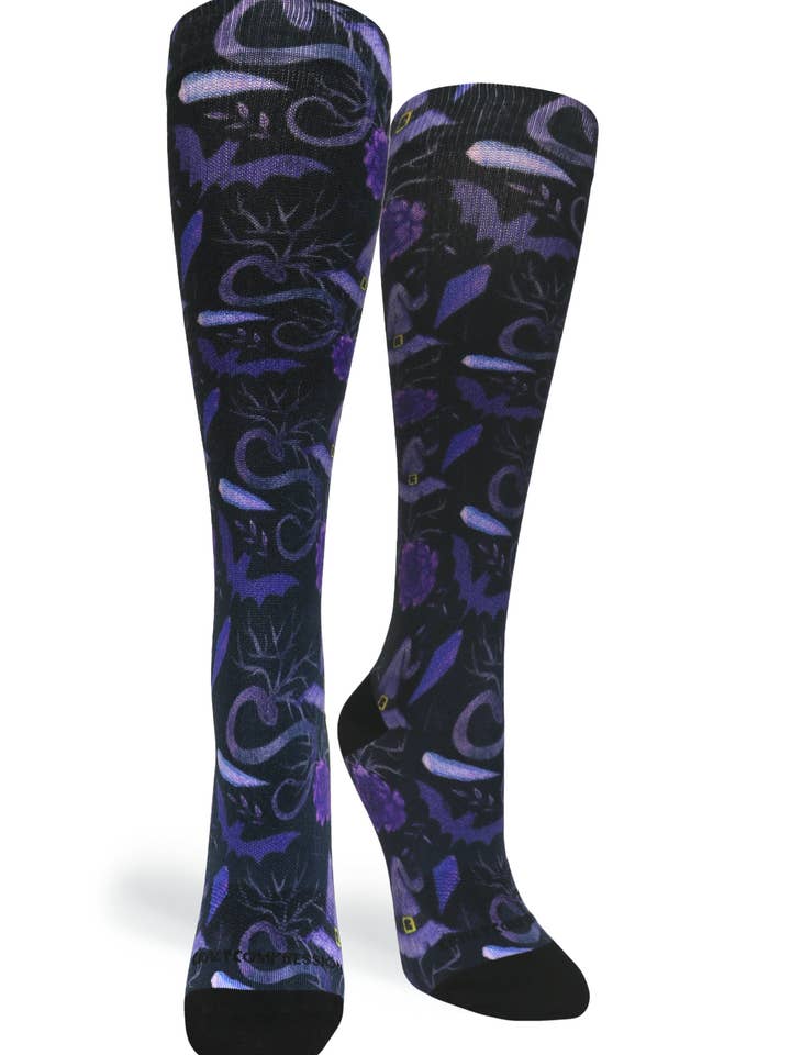 Meias de Compressão OTC 360 Wicked Purple (Standard e Extra Largas) por atacado de Crazy Compression