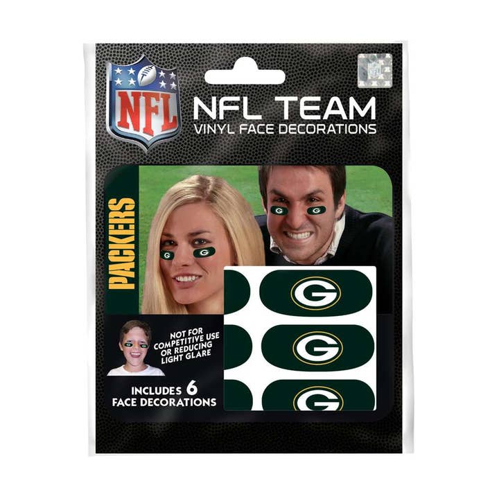 Party Animal, Inc. - Wholesale Face Paint/Play Makeup - Kids - Green Bay Packers Face Decorations
