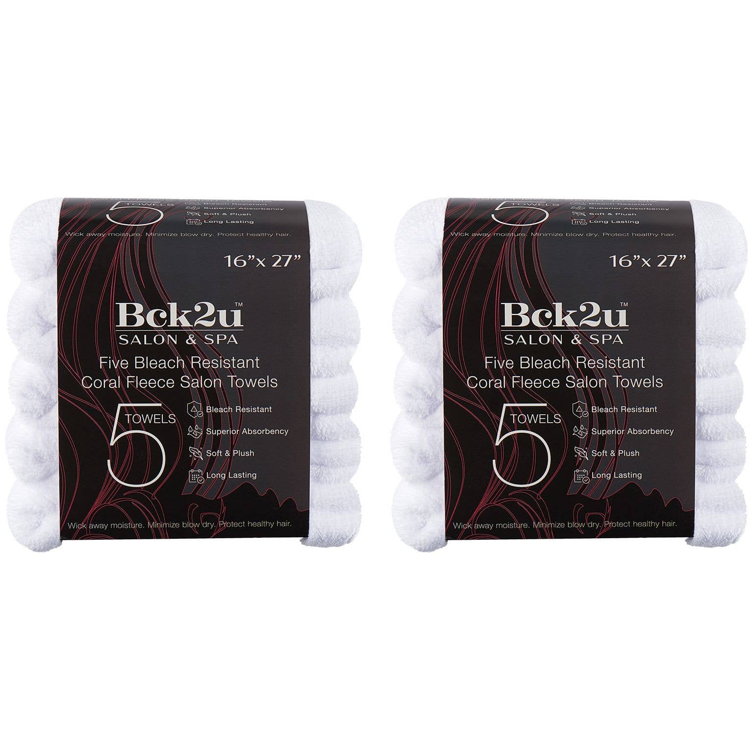 Arkwright Home - Wholesale Towel Set - Coral Fleece Microfiber Bleach-Safe Salon Towels-Pack of 108