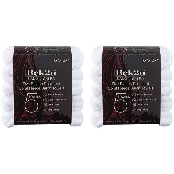 Arkwright Home - Wholesale Towel Set - Coral Fleece Microfiber Bleach-Safe Salon Towels-Pack of 108