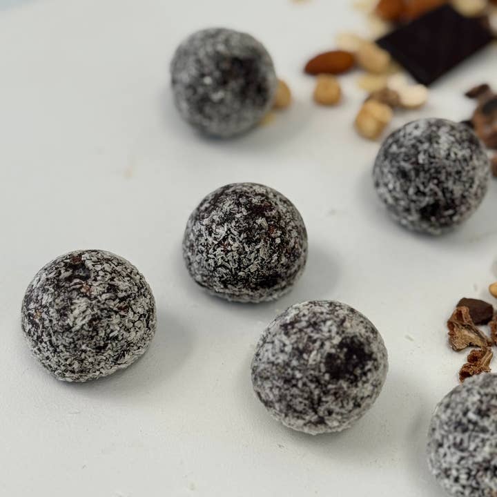 Hazelnut & Cacao Protein Balls 12pk for wholesale by Coastal Crunch