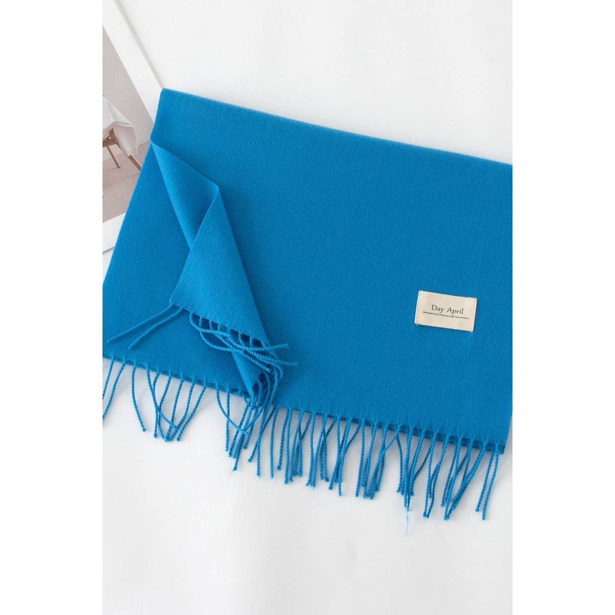 NINEXIS - Vente Écharpe – femme - CWASC1482_ÉCHARPE CHAUDE DE COULEUR UNIE À COL CHÂLE38