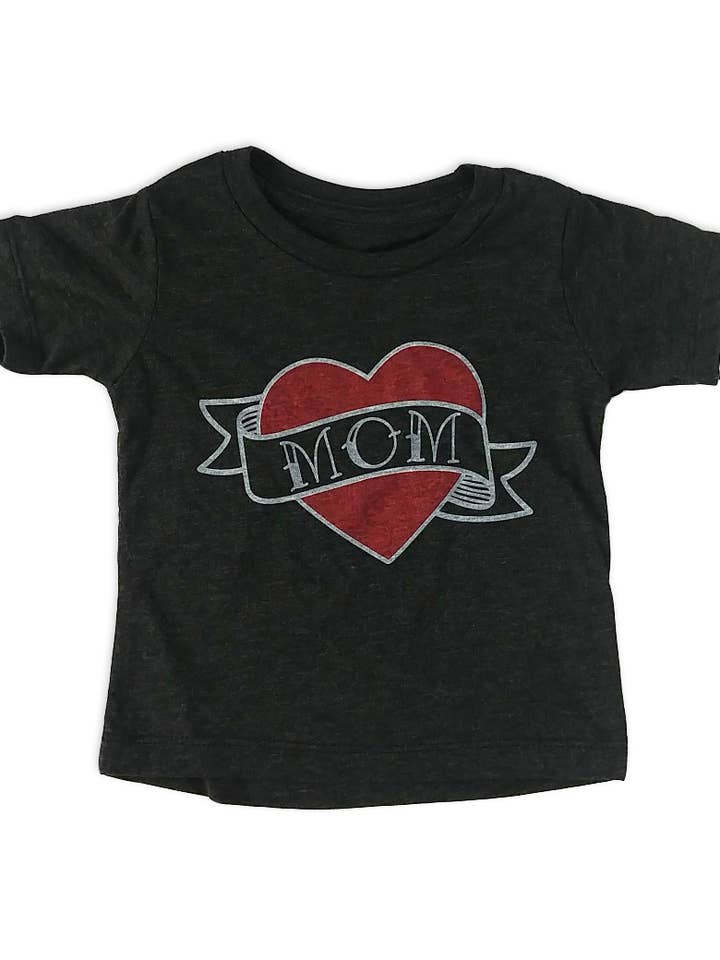 RubiaRojo – wholesale T-shirt med screentryck – Barn – Jag hjärta mamma tatuering barn Tee