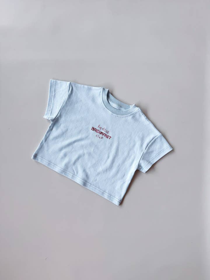 FRECKLES the label - Wholesale Screen Printed T-Shirt - Kids - Breakfast Club Tee | Sky3