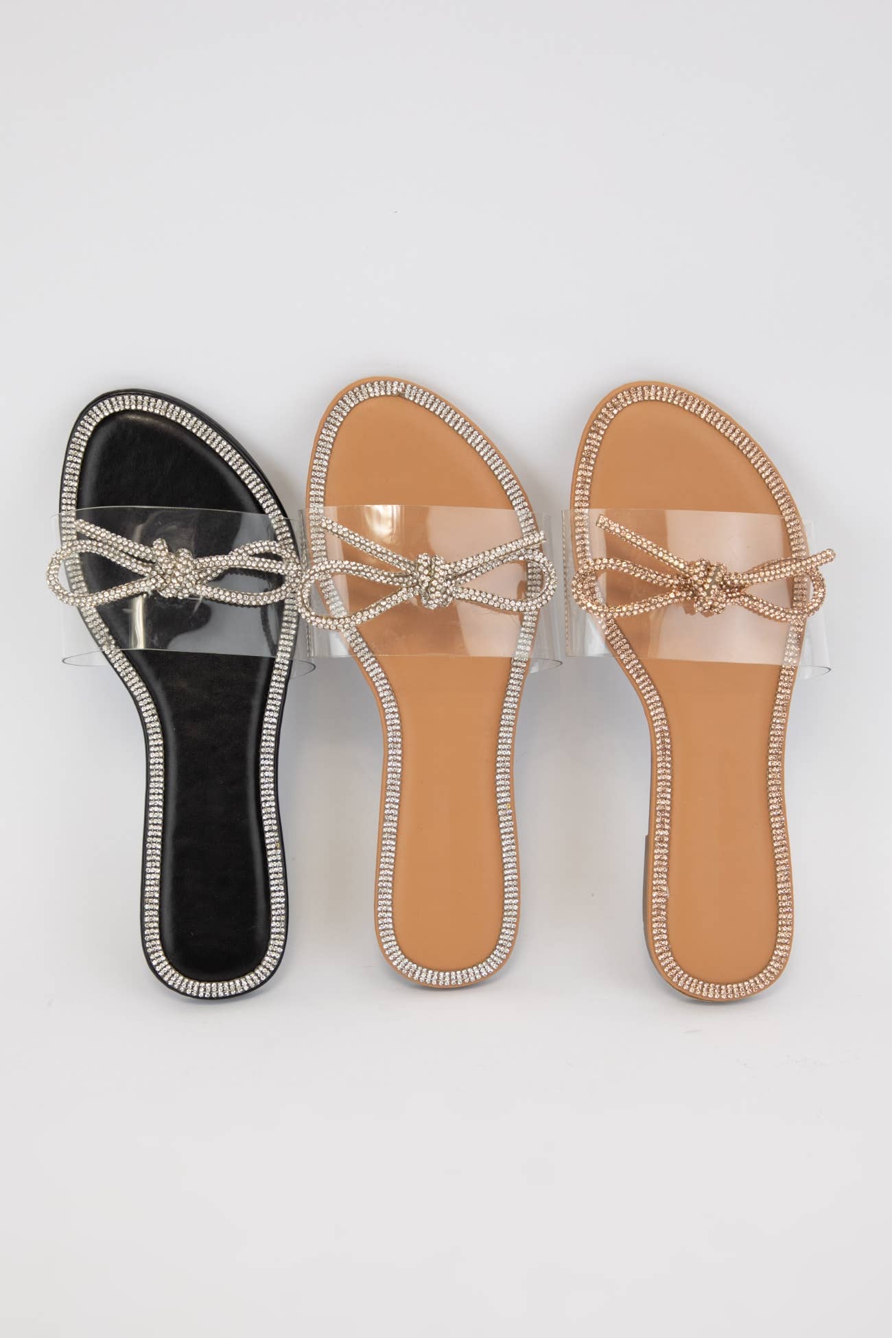 CCOCCI - Vente Sandales – femme - RUBAN EN STRASS ROO-09 SUR GLISSIÈRES SUPÉRIEURES TRANSPARENTES7
