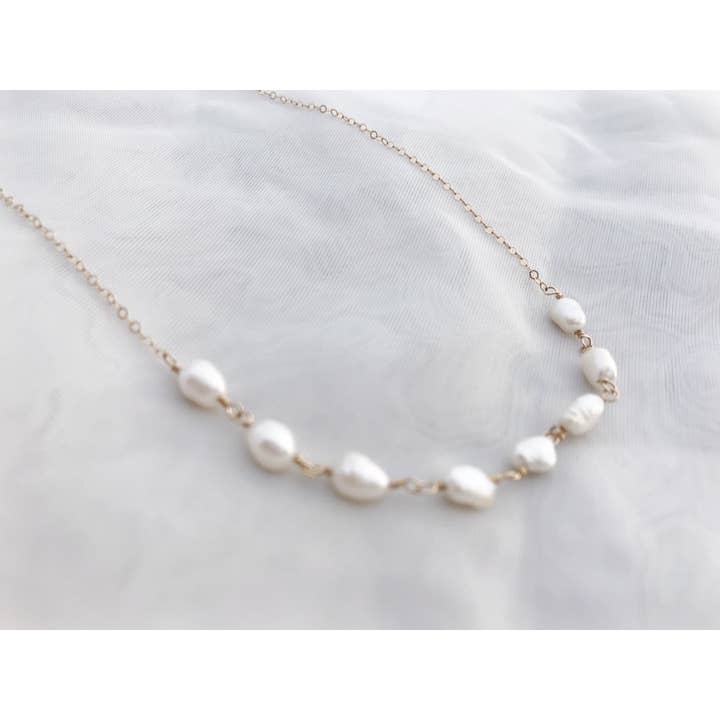 Olivia Lo Jewelry - Wholesale Beaded/Pearl Necklace - Jessica Necklace
