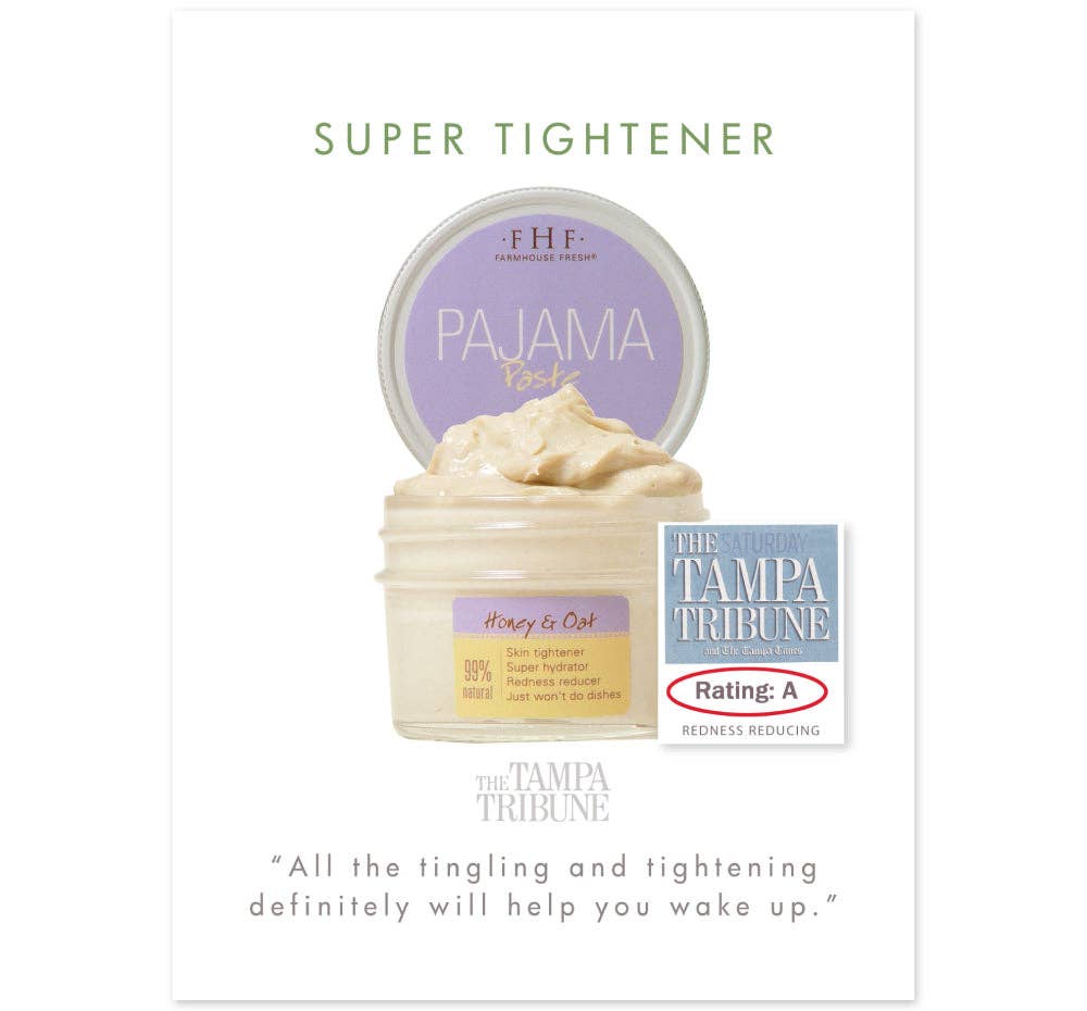 Farmhouse Fresh - Wholesale Skincare Face Mask - Table Tent - Pajama Paste Honey Oat Mask