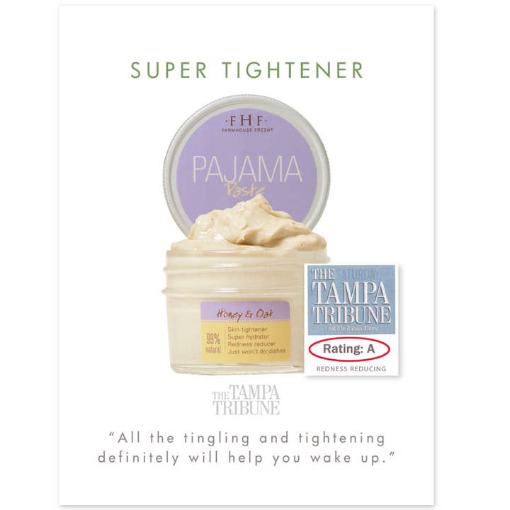 Farmhouse Fresh - Wholesale Skincare Face Mask - Table Tent - Pajama Paste Honey Oat Mask0