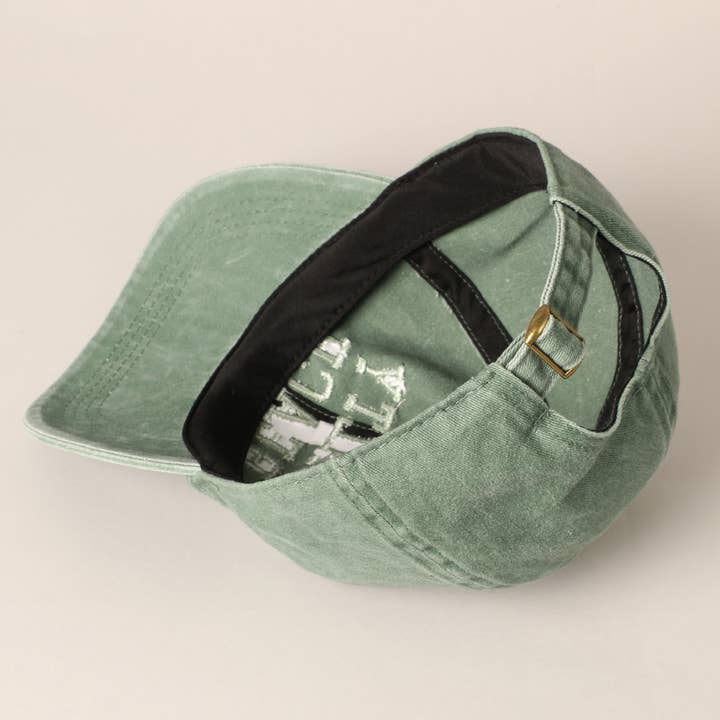 Fashion City - Wholesale Baseball Cap - Women's - Salty Beach Text Embroidery Baseball Cap19