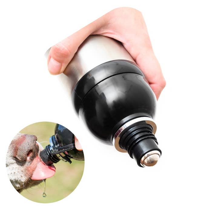 Long Paws - Wholesale Waterfles voor honden - Hond - Long Paws RVS hondenwaterfles met lick 'n flow10