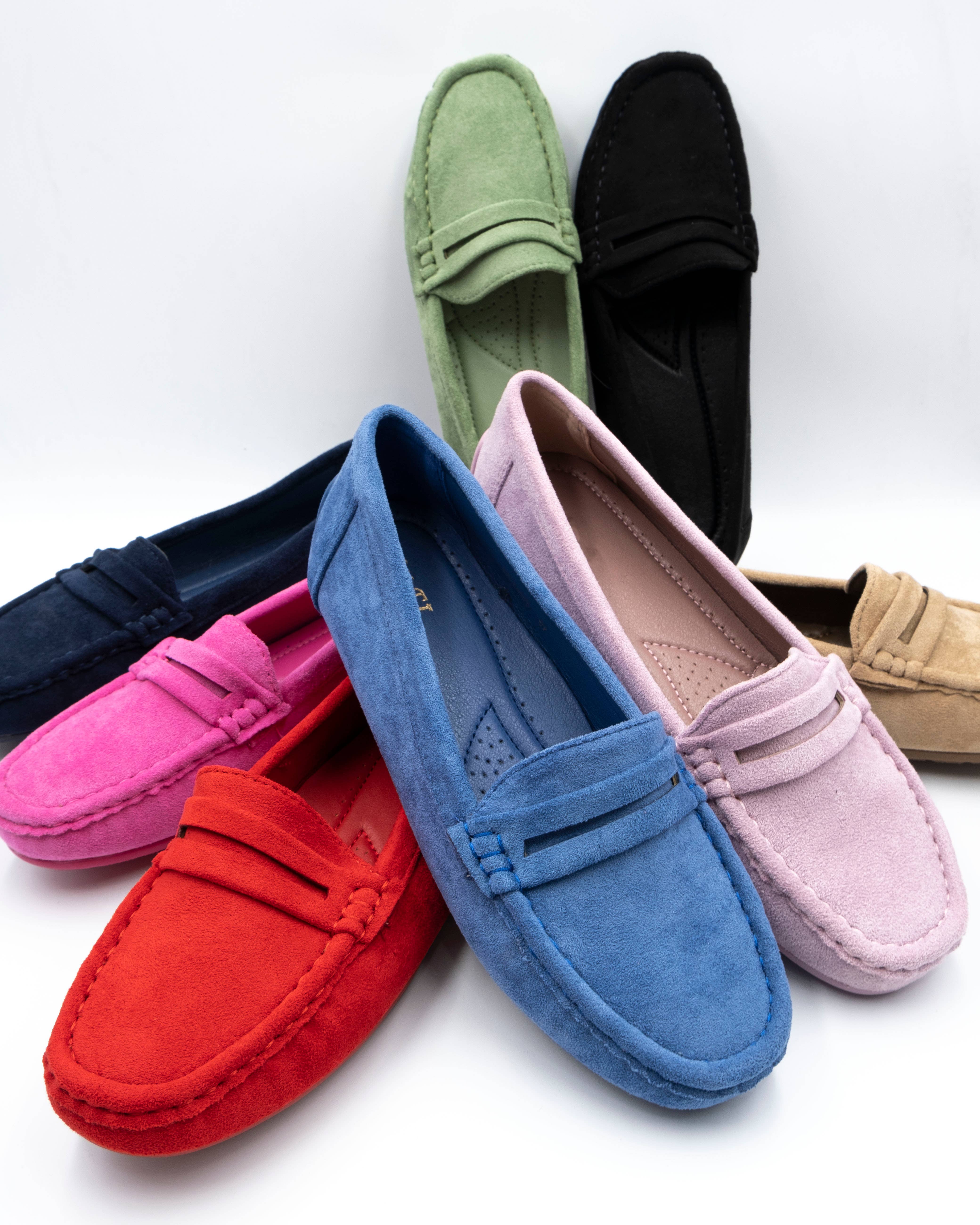 CEREZA - Wholesale Loafers - Women's - Loafers Moccasins Suede27