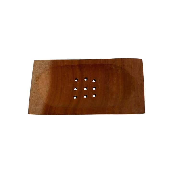 VIE – wholesale Tvålhållare – Sapodilla Trä Tvålkopp, 12x7cm