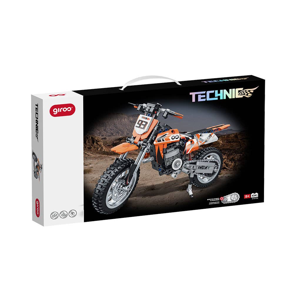 AJ Aguiar - Wholesale Building Set - Kids - Technic Scrambling Motorcycle with 8+ Connectors