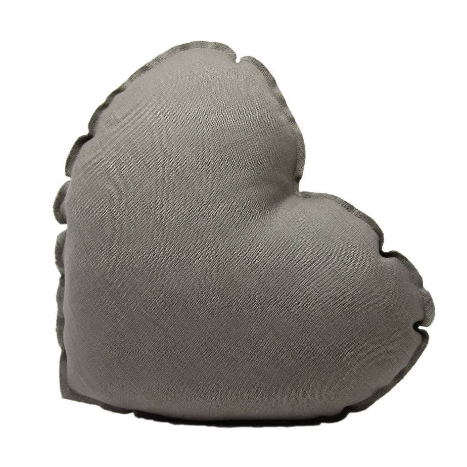 Giardino Segreto - Wholesale Throw/Decorative Pillow - Pure linen heart cushion4