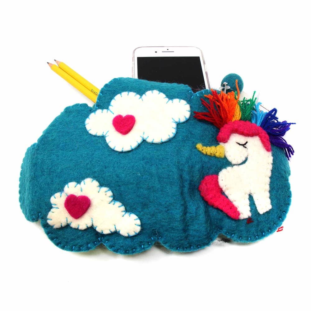 Global Crafts - Wholesale Crossbody Bag - Kids - Unicorn Felt Shoulder Bag2
