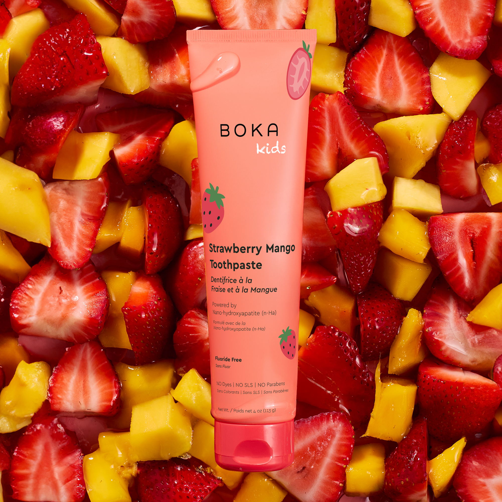 Boka - Vente Dentifrices - Dentifrice Fraise Mangue n-Ha1