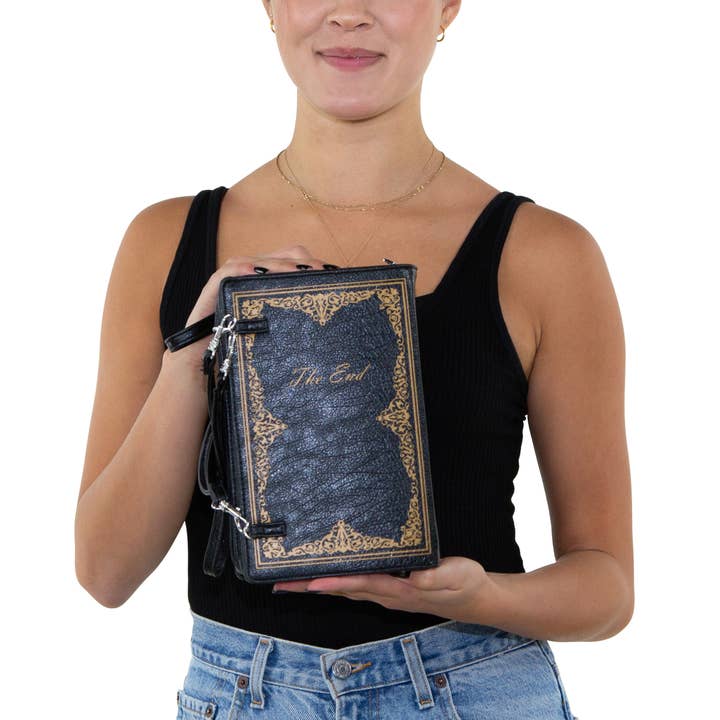 COMECO INC - Vente Sac à bandoulière – femme - Sac pochette vintage en forme de livre6