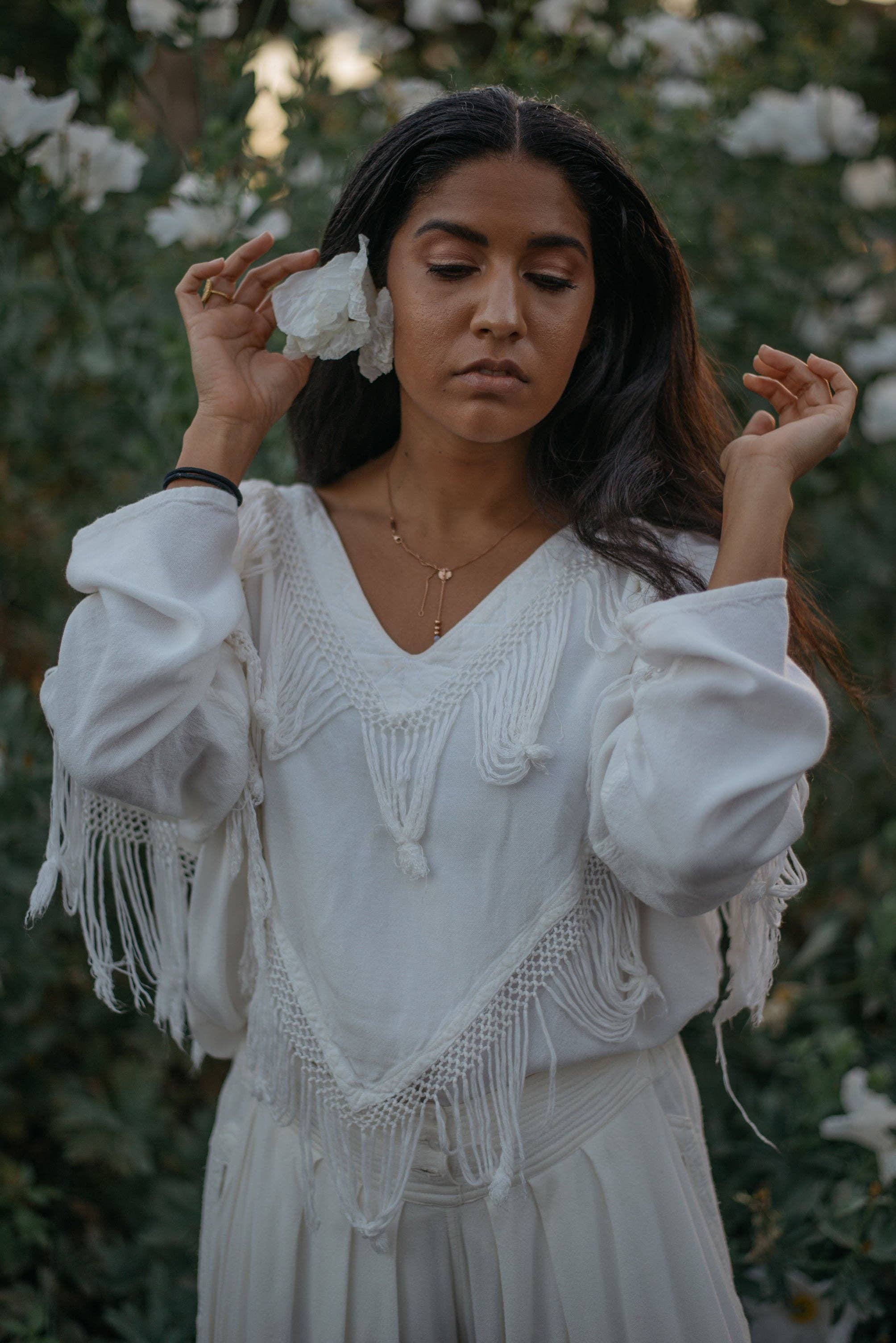 Raw White Saraswati Top for wholesale on Faire