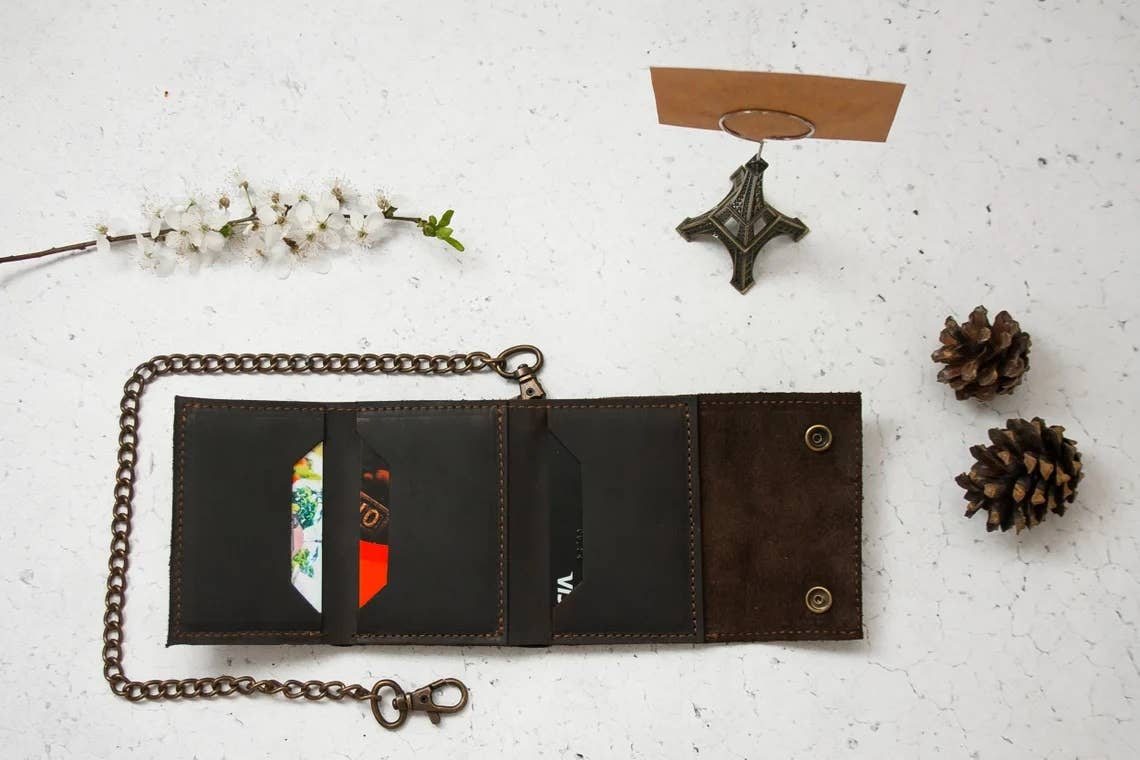 Pikore - Wholesale Wallet - Men's - Chain Leather Wallet2