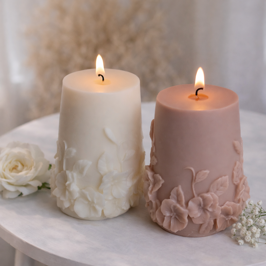 Interlude Candles – wholesale Novelty candle – Flower Pillar Candle | Home Decor | Wildflower Candles5