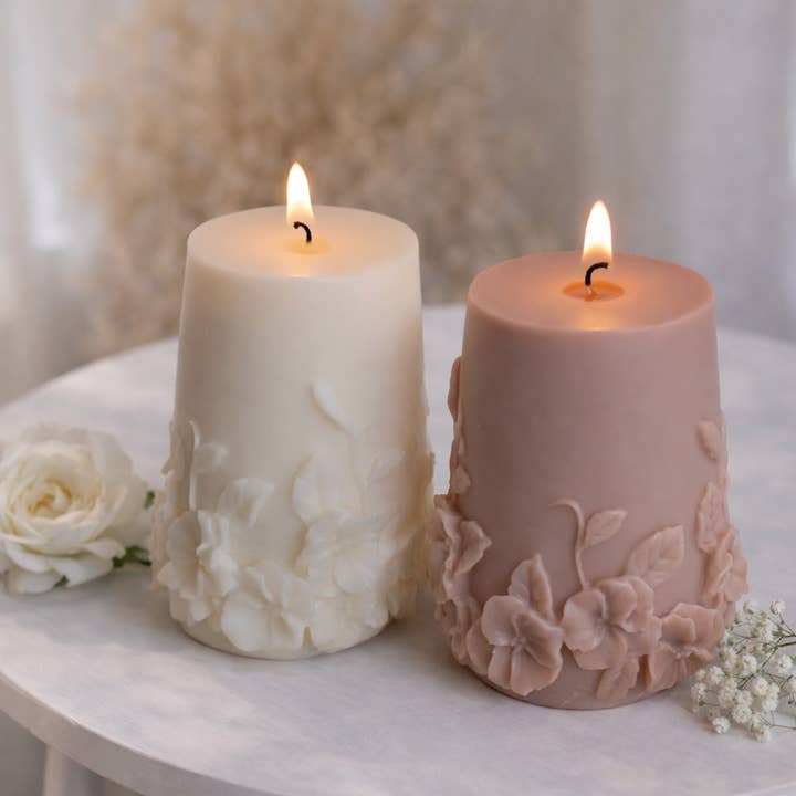 Interlude Candles – wholesale Novelty candle – Flower Pillar Candle | Home Decor | Wildflower Candles5