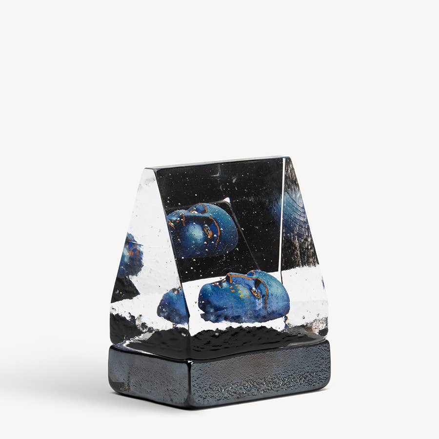 Kosta Boda - Wholesale Decorative Tabletop Object - Black Elements House Of Mystery Blue