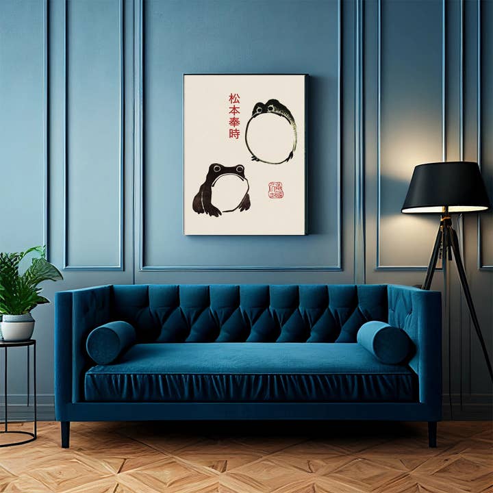 Kumo Art Prints - Wholesale Art Print - Japanese Vintage Frogs Art Print