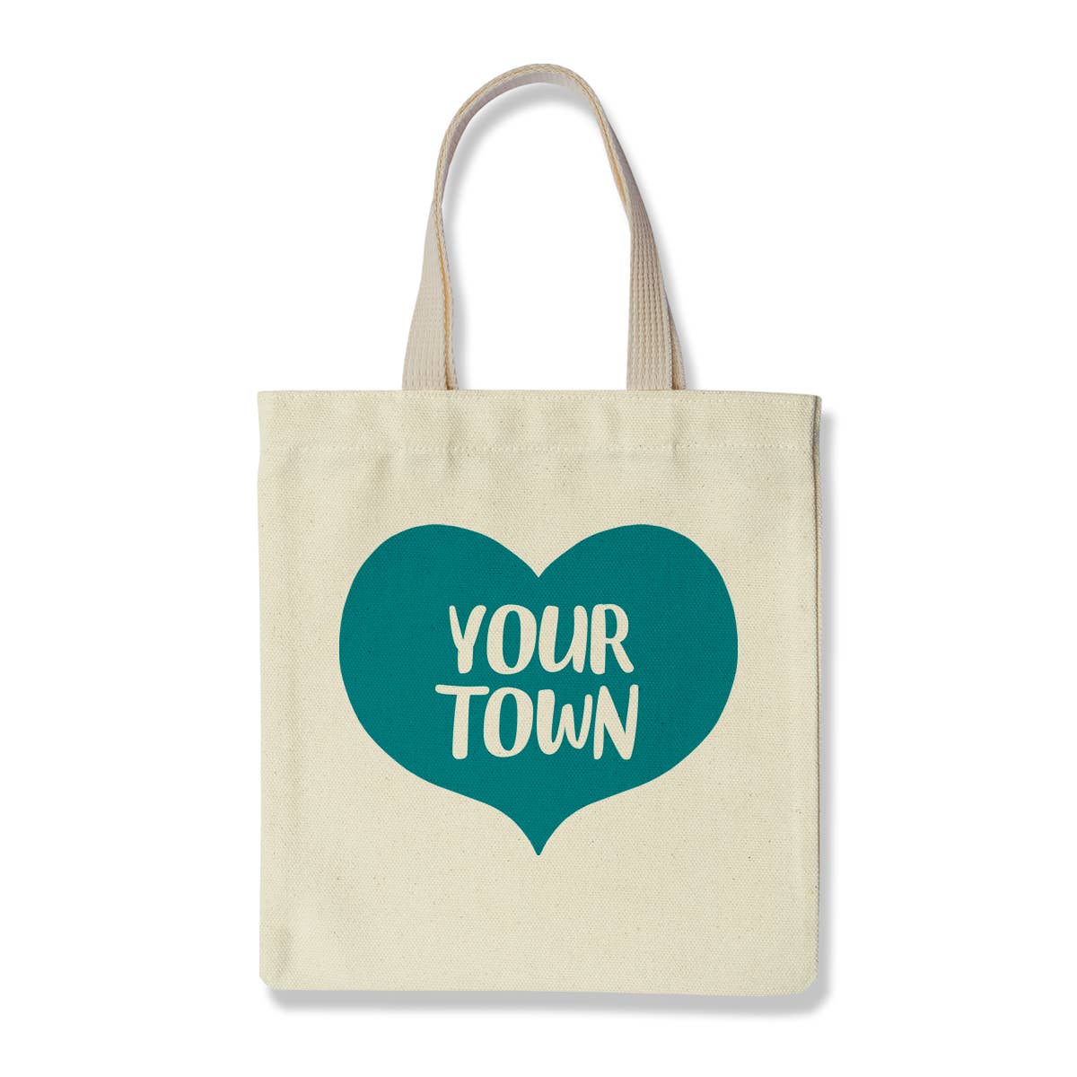 Rock Scissor Paper – Großhandel Tragetasche – Damen – Personalisierte City-Tragetasche — großes Herz mit Aufschrift „Name Drop“ -Design15