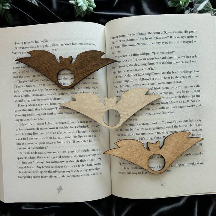 Ghoul Mom Designs - Wholesale Bookmark - Bat Book Page Holder | Thumb Page Holder| Bookmark Spooky
