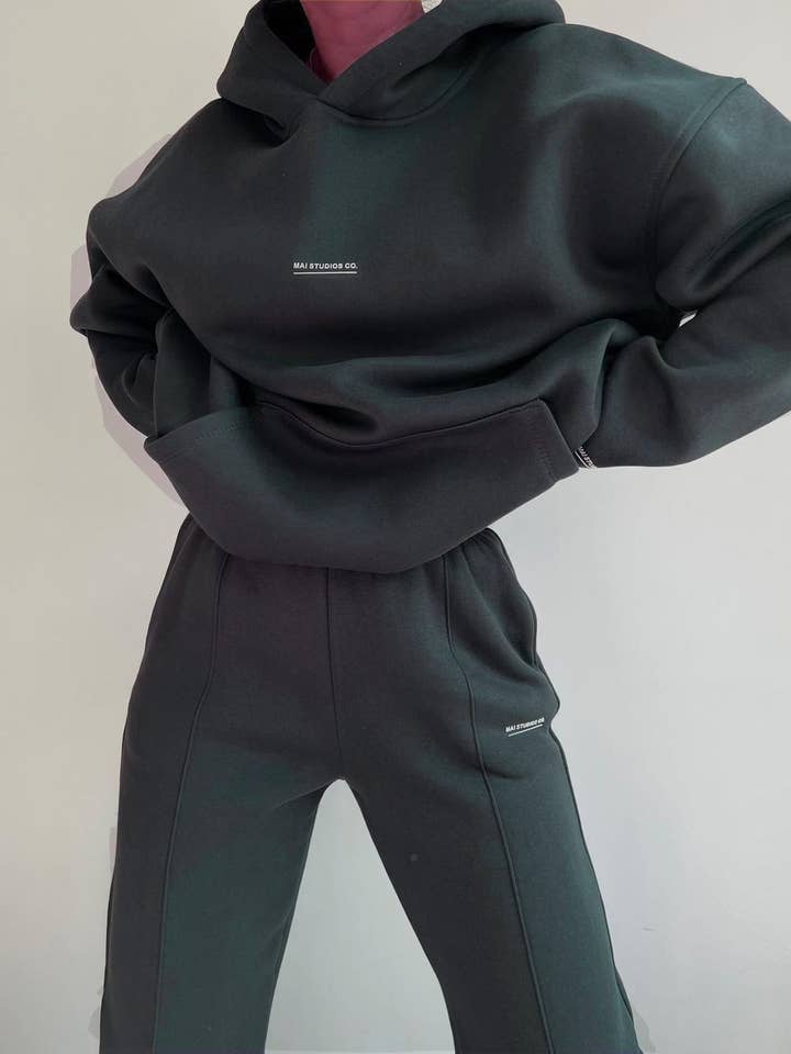 Lily Clothing - Wholesale Top & Pant Set (NOT Loungewear) - Women's - FLEECE FASHION THICK PANTS SPORT TWO-PIECE SET4