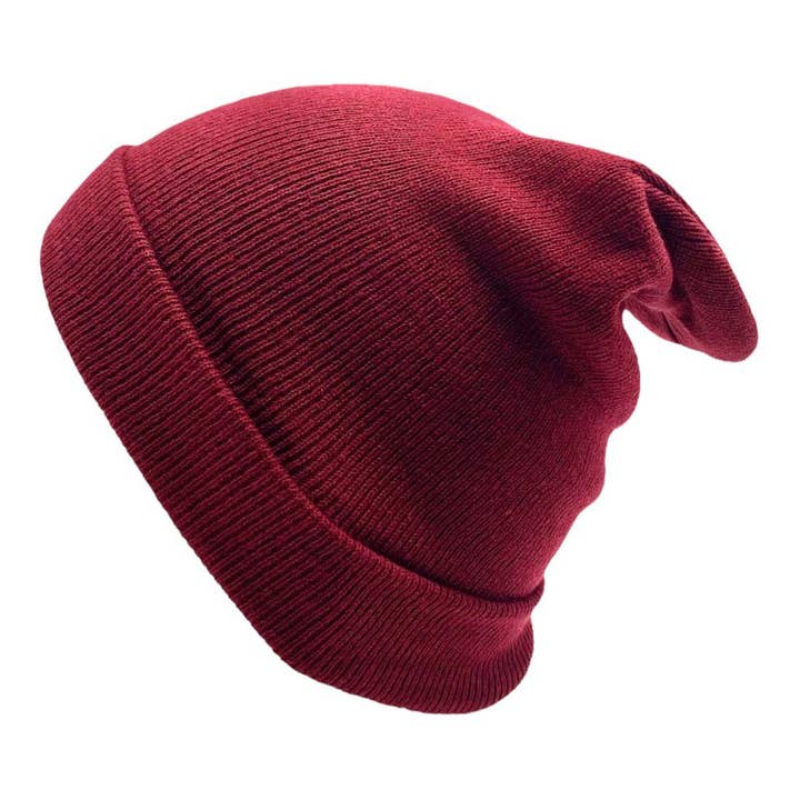 The Park Wholesale - Wholesale Beanie - Unisex - Beanies Caps Toboggan Cuffed Soft Knit in Bulk Multi-Color Plain Blank Wholesale57