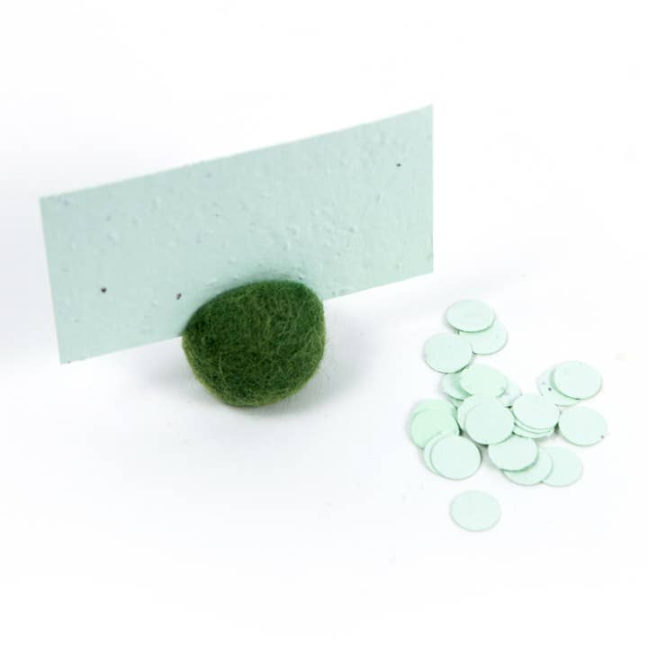 Mini Wildflower Seed Confetti - Mint Green for wholesale by Studio 82°