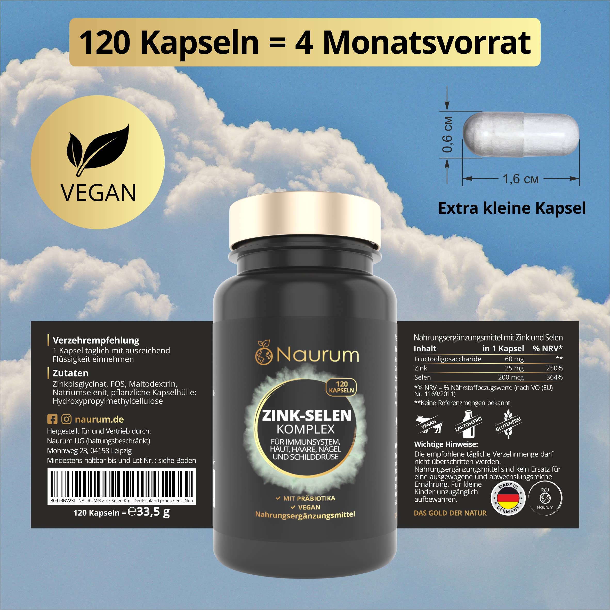 Naurum - Wholesale Oral Supplement/Vitamin - ZINC-SELENIUM COMPLEX5