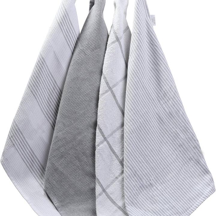 Pack Of 4 Absorbent Long Lasting Tea Towels for wholesale by LOOMWORKS LTD