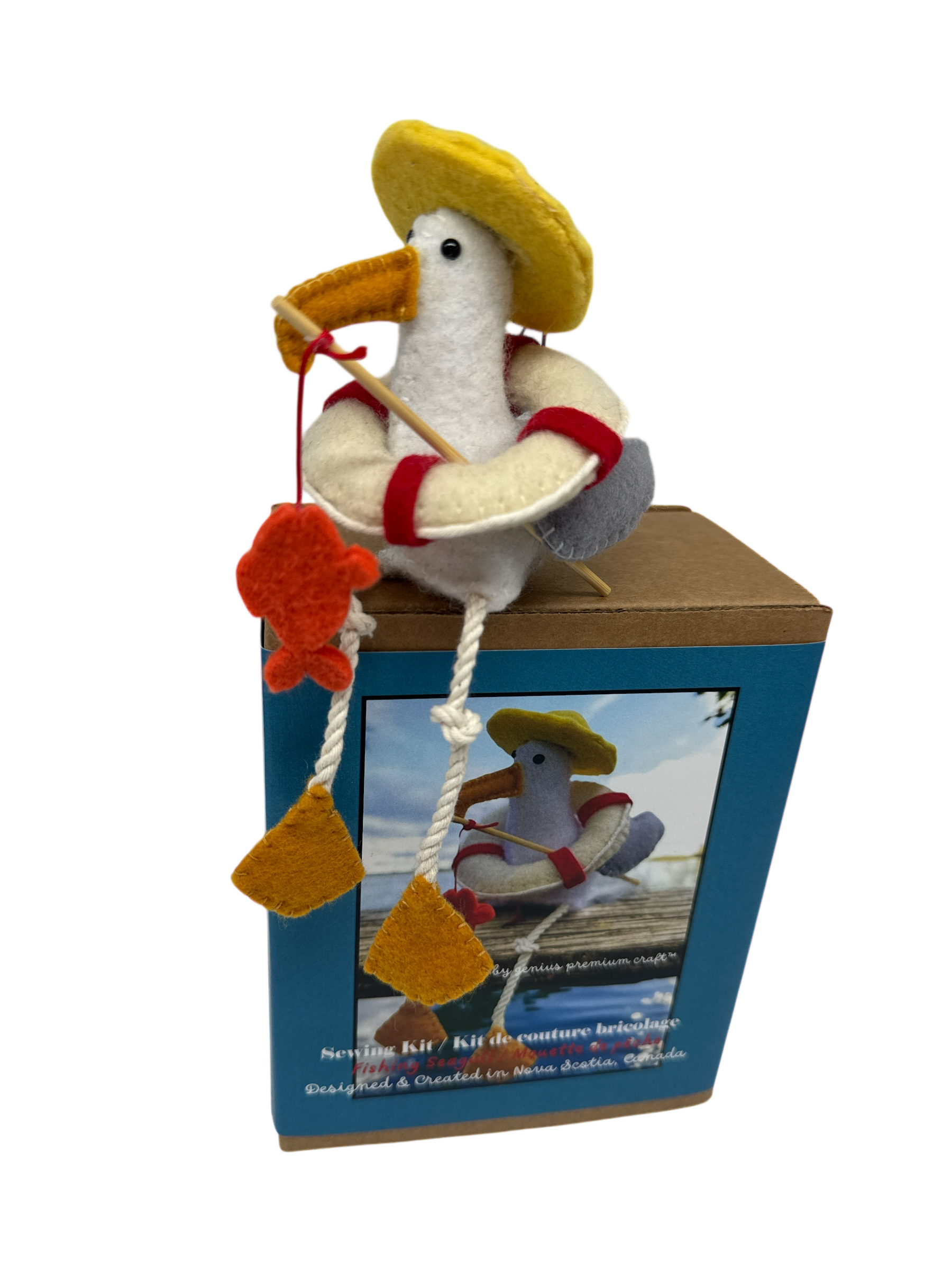 Genius Premium Craft - Vendita all'ingrosso Kit da cucito creativo - Kit cucito Gabbiano in feltro - Versioni costiera o urbana10