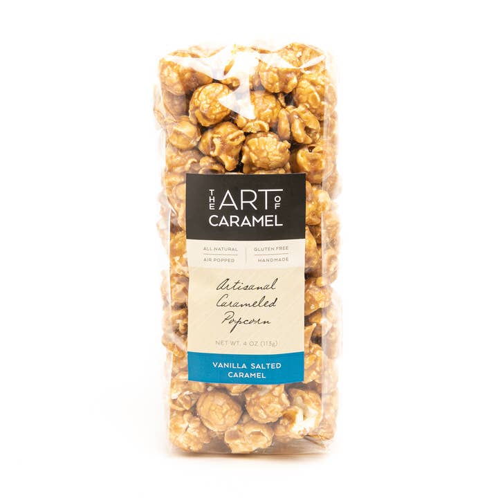 Caramel salé à la vanille 4 oz - Nouvelle étiquette pour la vente par The Art of Caramel