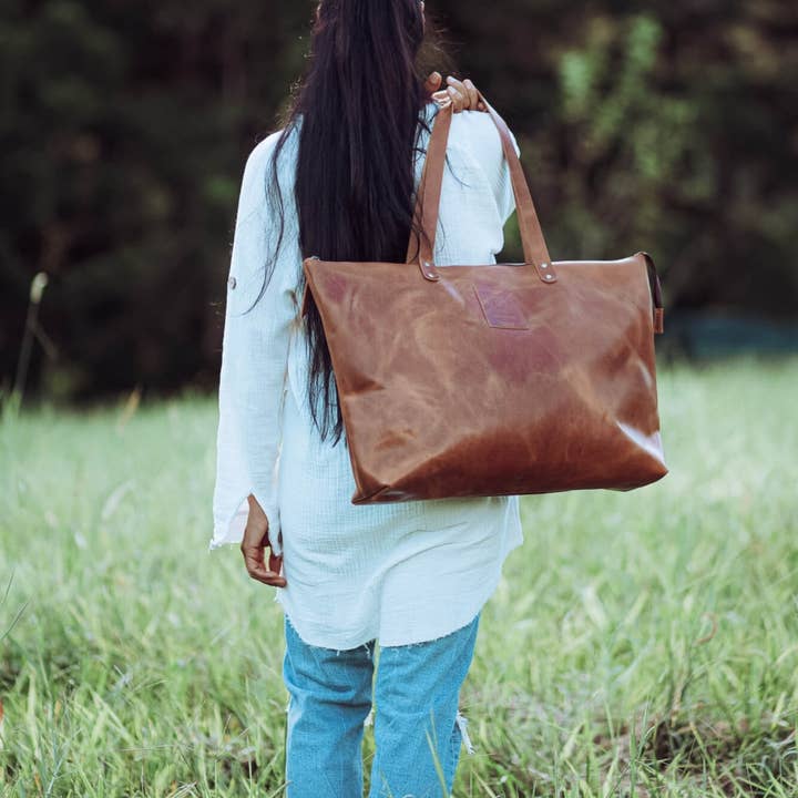 BHD HOME - Wholesale Tote bag – Women's - Kelki Light Tan Leather Tote Bag7