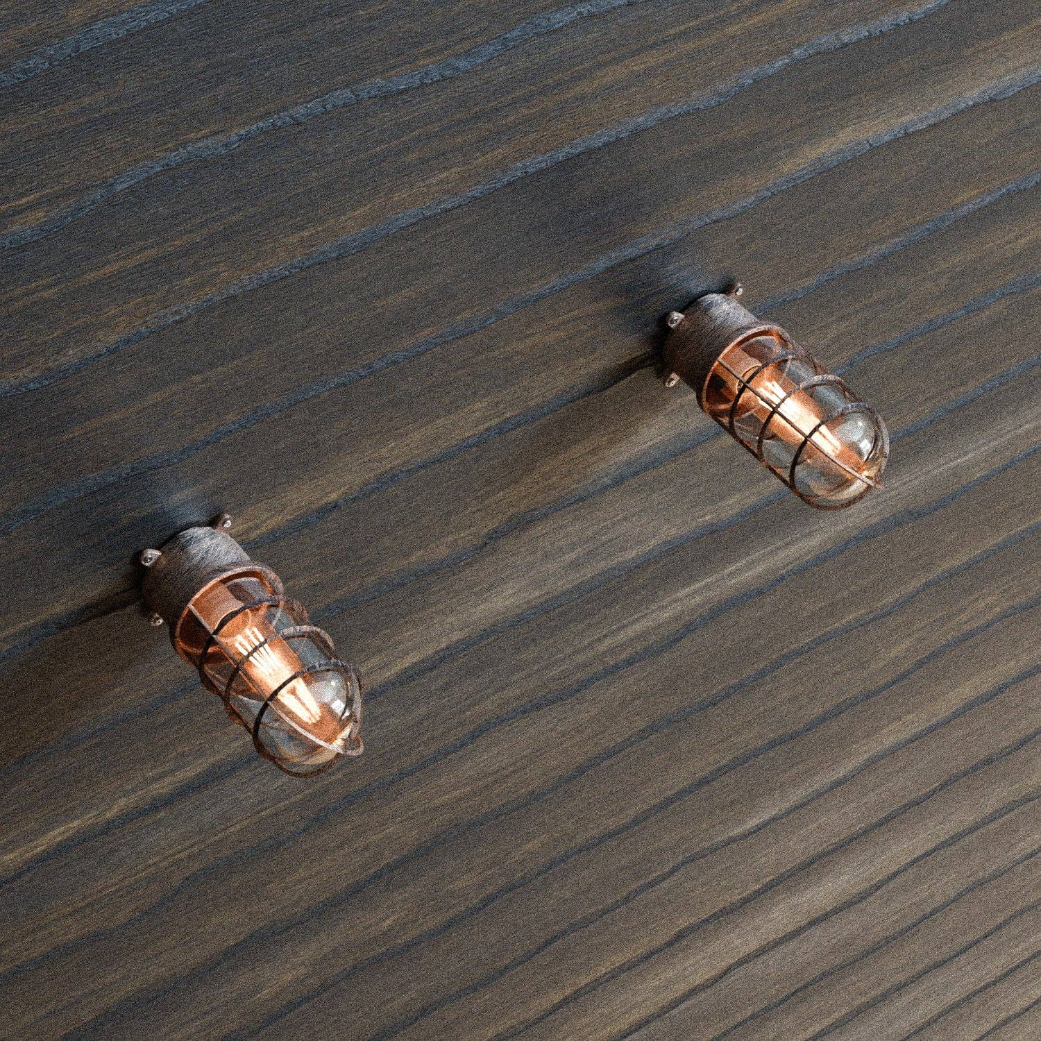 Ledsone – wholesale Chandelier/hanging light – Retro Oval Bulkhead Cage Wall Ceiling Mount Fitting Light ~55255