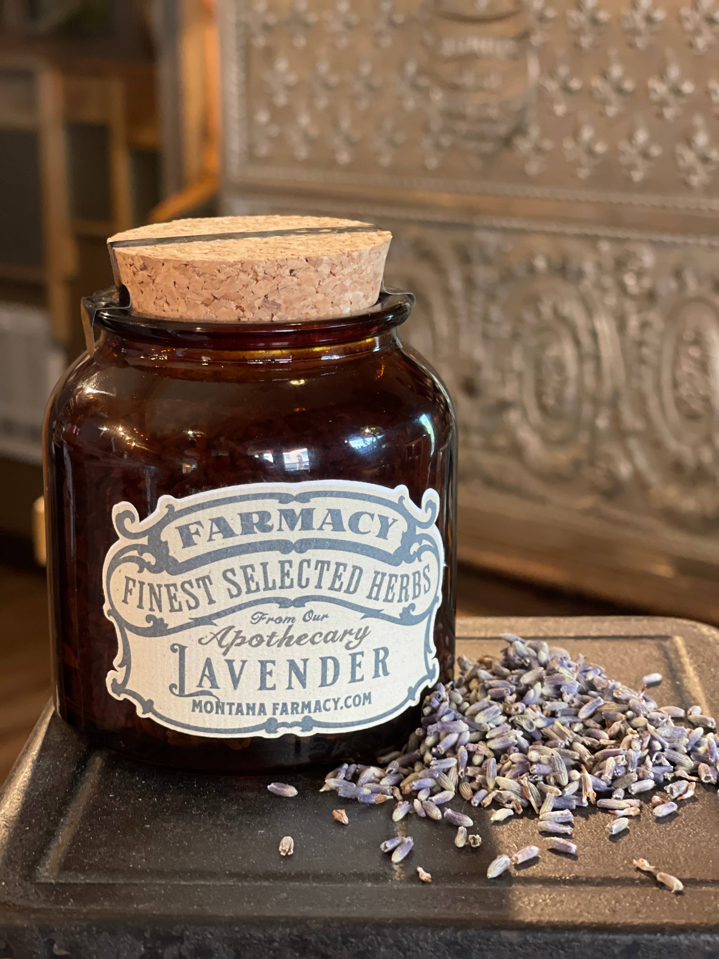Montana Farmacy – wholesale Örter – Vintage örtapotekburk med lavendel1