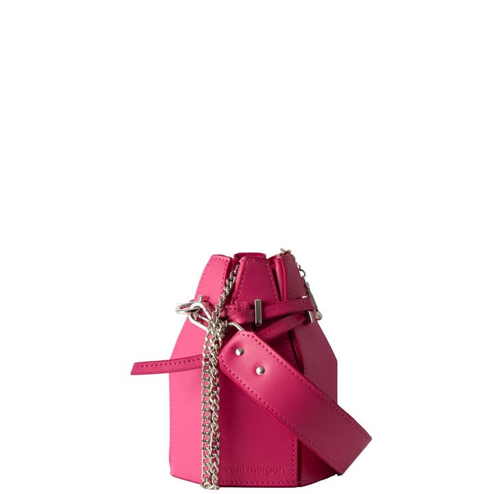 poni in fuchsia leather for wholesale by veni morgan