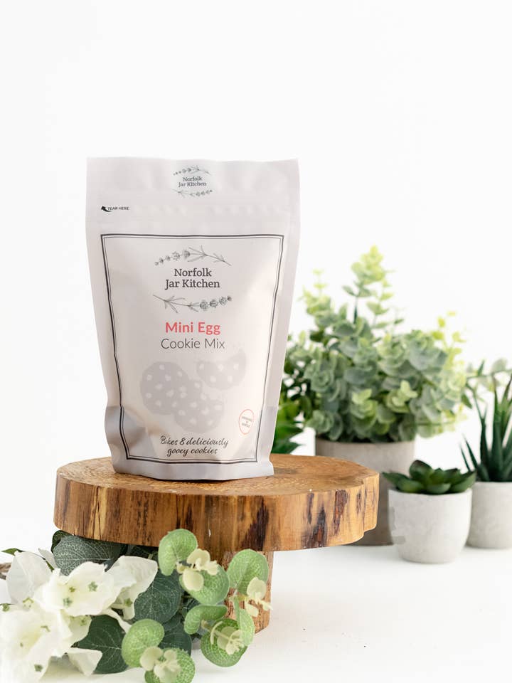 Cookie Mix Pouch cuoce 8 biscotti (riciclabili) per la vendita all'ingrosso da parte di The Norfolk Sweet Kitchen